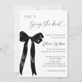 結エレガントび目のブライダルシャワーパーティー 招待状 (正面)