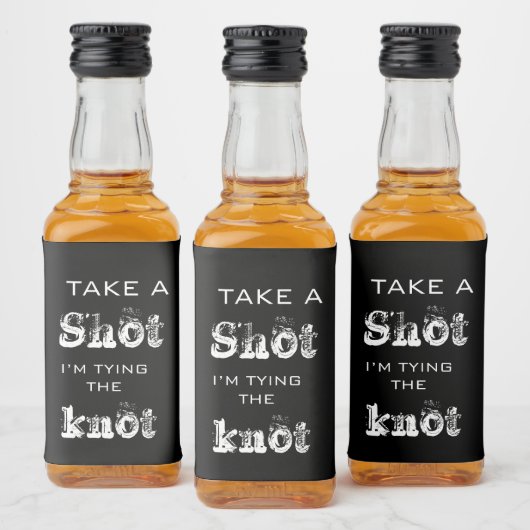 結エレガントび結び結婚婚約 リキュールボトルラベル (ボトル)