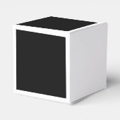 結エレガントパーソナライズされた婚日フォトコラージュ フェイバーボックス (裏面サイド)