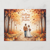 結エレガントモダン婚式の日付ポストカードの保存 ポストカード (正面)