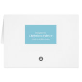 結カスタマイズ婚の日のカード – Mr. & Mrs. (裏面横)