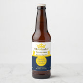 結カスタマイズ婚受付花婿介添人新郎等 ビールラベル (正面)