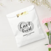 結モダンエレガント節プレッツェル結婚の治療 フェイバーバッグ (封をした状態)