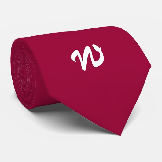 結モノグラムの果 ネクタイ (ロール)