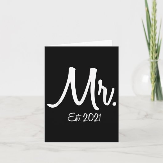 結ユニーク結婚合の贈り物&;新郎 カード (正面)