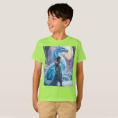 「結凍ってい合：銀の戦士と竜」 Tシャツ (正面フル)