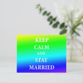 結前向き婚 ポストカード (スタンド正面)