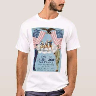 結合して下さいアイルランドの"フランス(US02064)のための300"を Tシャツ