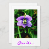 結合して下さい私達を… 誕生日の招待 招待状 (正面/裏面)