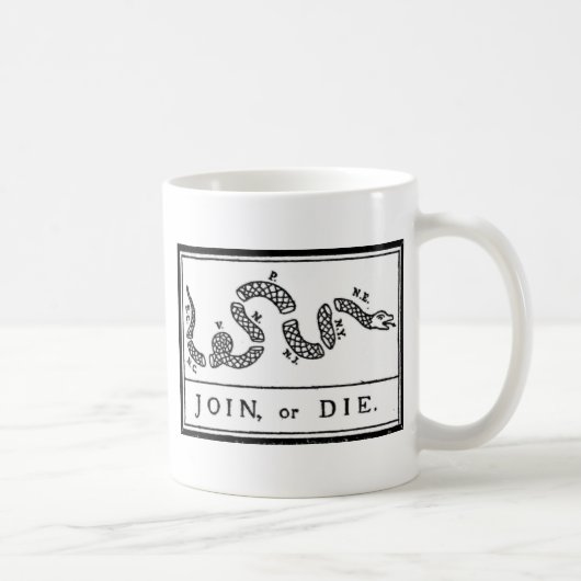 結合しますか、または死んで下さい コーヒーマグカップ (右)