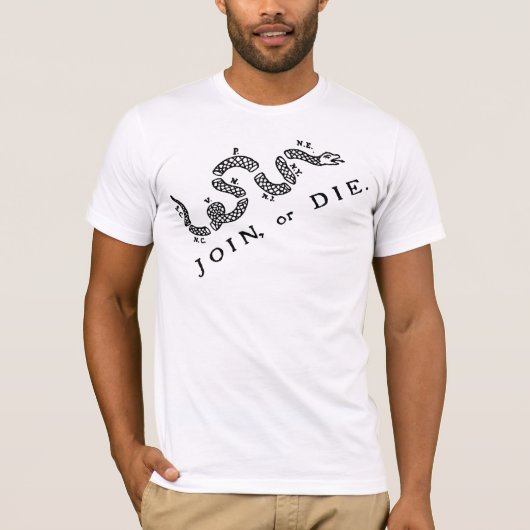 結合しますか、または死んで下さい Tシャツ (正面)