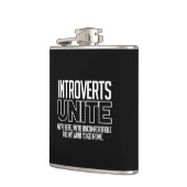 結合します内に向けます: 私達は家に行きたいと思います フラスク (左)