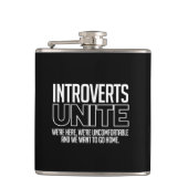 結合します内に向けます: 私達は家に行きたいと思います フラスク (正面)