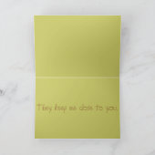 結合するタイ サンキューカード (内部)