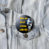 結合の聖歌隊について私に尋ねて下さい 缶バッジ (インサイチュ)