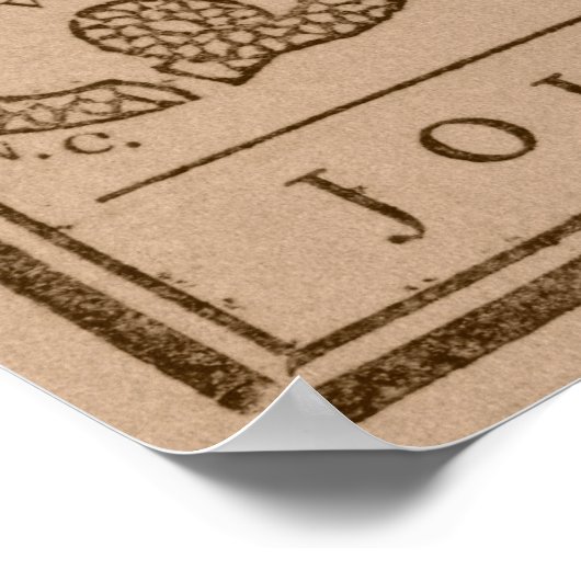 結合またはダイ ポスター (角)