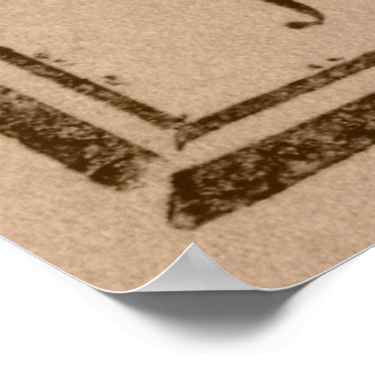 結合またはダイ ポスター (角)