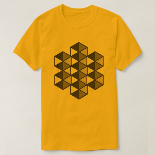 結合三角男性Tシャツ Tシャツ (デザイン正面)