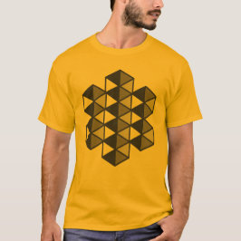 結合三角男性Tシャツ Tシャツ