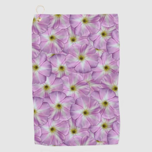 結合雑草シームレスパターン ゴルフタオル (正面)