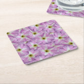 結合雑草シームレスパターン スクエアペーパーコースター (アングル)