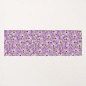 結合雑草シームレスパターン ヨガマット (裏面(横))