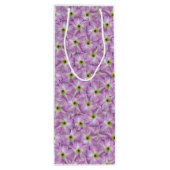 結合雑草シームレスパターン ワインギフトバッグ (裏面)