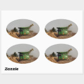 結合 楕円形シール (シート)