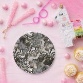 結合、民族、アフリカ。 ペーパープレート (パーティー)