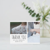 結婚ありがとうお洒落 | 2枚 ポストカード (スタンド正面)