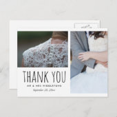 結婚ありがとうお洒落 | 2枚 ポストカード (正面/裏面)