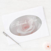 結婚ありがとうステッカー 楕円形シール (封筒)