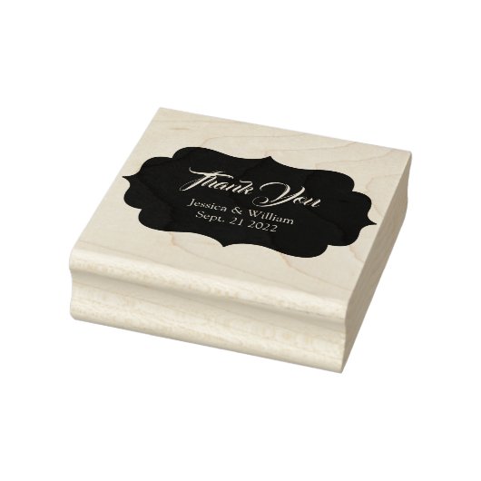 結婚ありがとうパーソナライズされた ラバースタンプ (スタンプ)