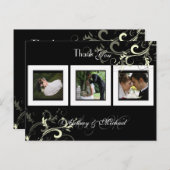 結婚ありがとうポストカードあなたの写真を挿入 ポストカード (正面/裏面)