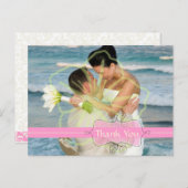 結婚ありがとうポストカードあなたの写真を挿入 ポストカード (正面/裏面)