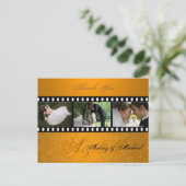 結婚ありがとうポストカードあなたの写真を挿入 ポストカード (スタンド正面)