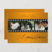 結婚ありがとうポストカードあなたの写真を挿入 ポストカード (正面/裏面)