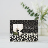 結婚ありがとうポストカードあなたの写真を挿入 ポストカード (スタンド正面)