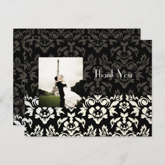 結婚ありがとうポストカードあなたの写真を挿入 ポストカード (正面/裏面)