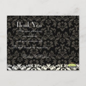 結婚ありがとうポストカードあなたの写真を挿入 ポストカード (裏面)