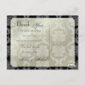 結婚ありがとうポストカードあなたの写真を挿入 ポストカード (裏面)