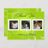 結婚ありがとうポストカードあなたの写真を挿入 ポストカード (正面/裏面)