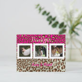 結婚ありがとうポストカードあなたの写真を挿入 ポストカード (スタンド正面)