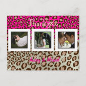 結婚ありがとうポストカードあなたの写真を挿入 ポストカード (正面)