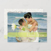 結婚ありがとうポストカードあなたの写真を挿入 ポストカード (正面/裏面)