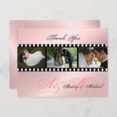 結婚ありがとうポストカードあなたの写真を挿入 ポストカード (正面/裏面)