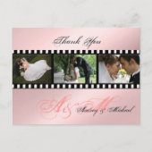 結婚ありがとうポストカードあなたの写真を挿入 ポストカード (正面)