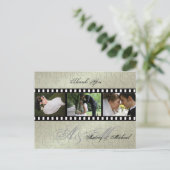結婚ありがとうポストカードあなたの写真を挿入 ポストカード (スタンド正面)