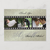 結婚ありがとうポストカードあなたの写真を挿入 ポストカード (正面)