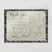 結婚ありがとうポストカードあなたの写真を挿入 ポストカード (裏面)